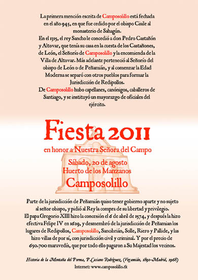 Cartel Fiesta 2011
