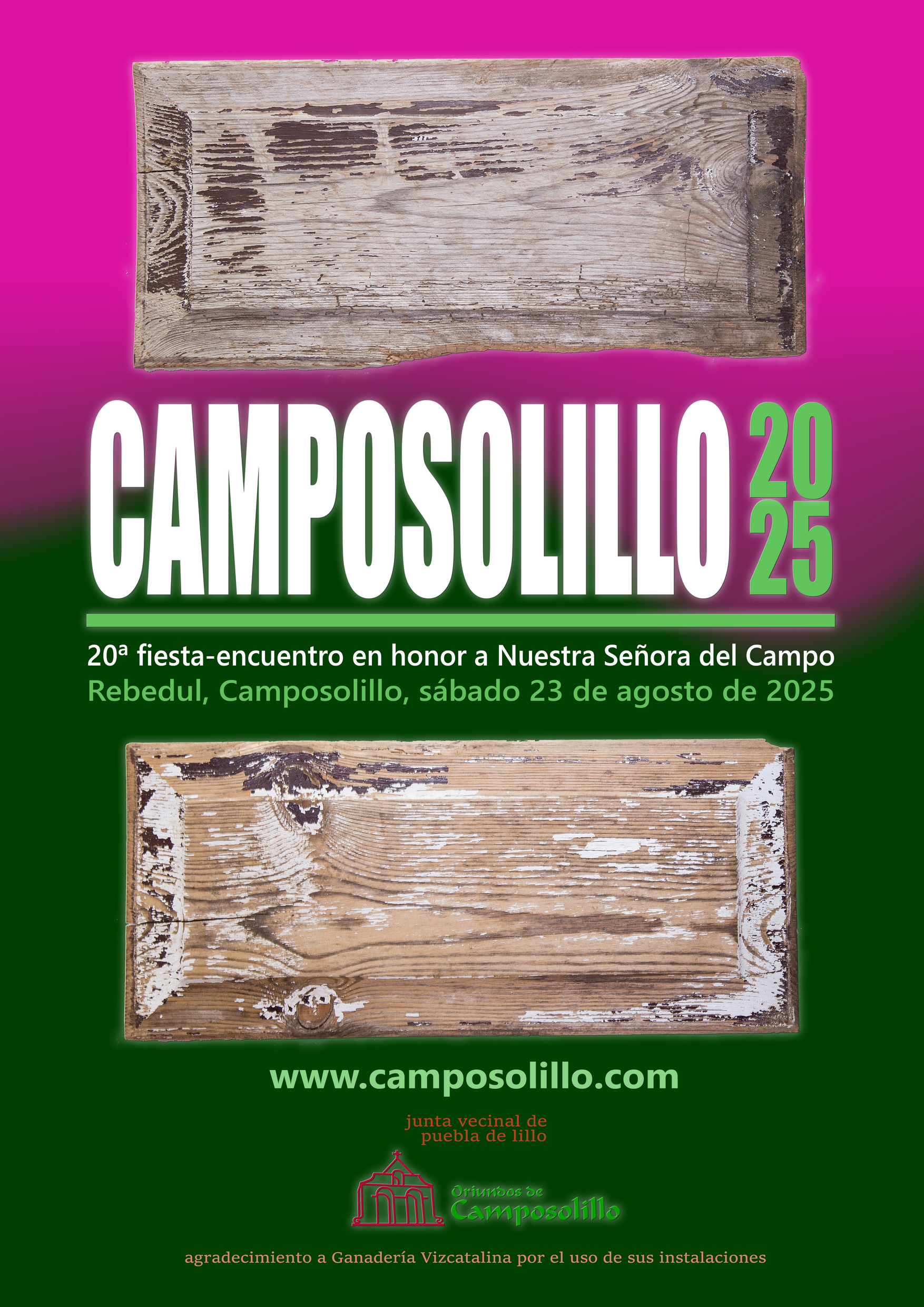 20º Fiesta-Encuentro en Camposolillo: sábado 23 de agosto